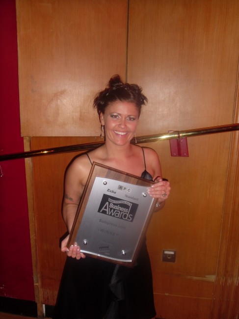 Paula - Solopress Essex Growing Business Award 2012