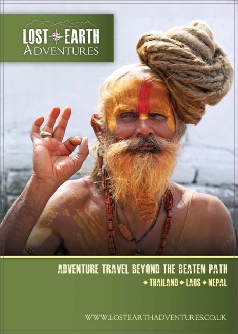 Lost Earth Adventures travel brochures cover