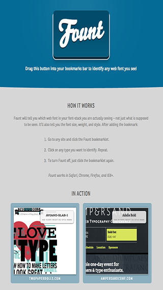 fount identifying web typography apps