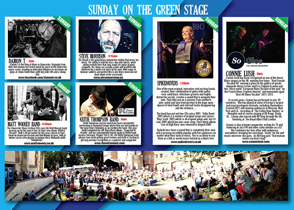 Photo of Rene Festival's printed brochure in aid of McMillan Cancer Support