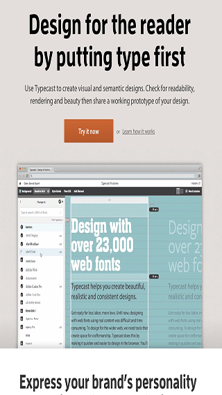 web based typography apps