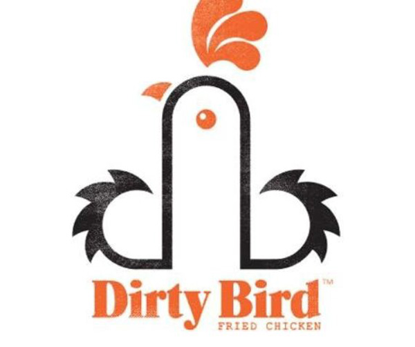 Logo del pollo Dirty Bird dall'aspetto fallico