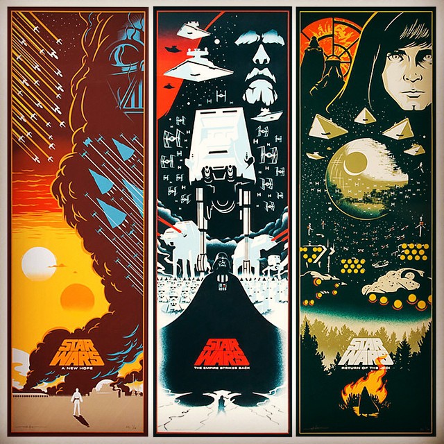 woordenboek voorraad Tot stand brengen Insanely Awesome Star Wars Posters By Eric Tan | Solopress
