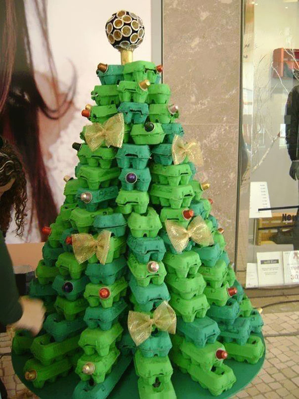 egg carton tree