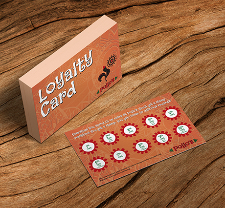 Loyalty Card on Silk