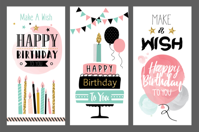 happy birthday card design ideas