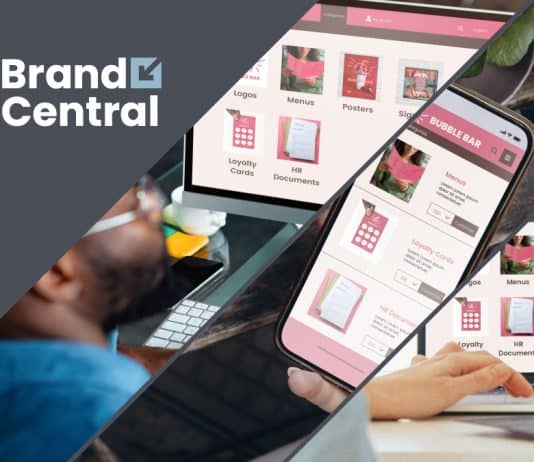 Antetul blogului Brand Central