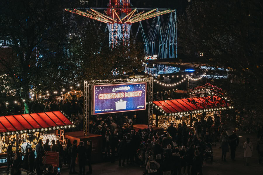 Kerstmarkt Southbank Centre