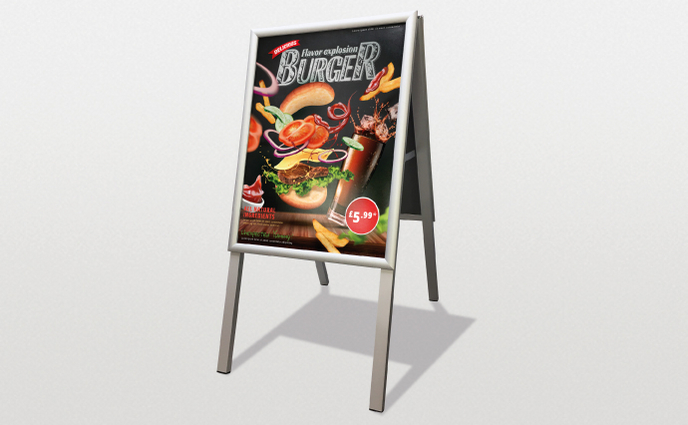 A2 A-Boards - Metal A-Board Signs & Frames - Solopress UK