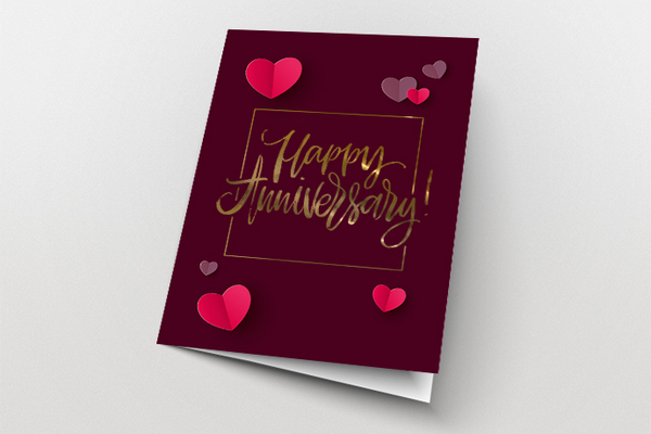 Foil Greeting Card Printing - Gold, Silver & More - Solopress UK